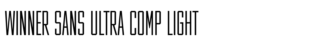Winner Sans Ultra Comp Light